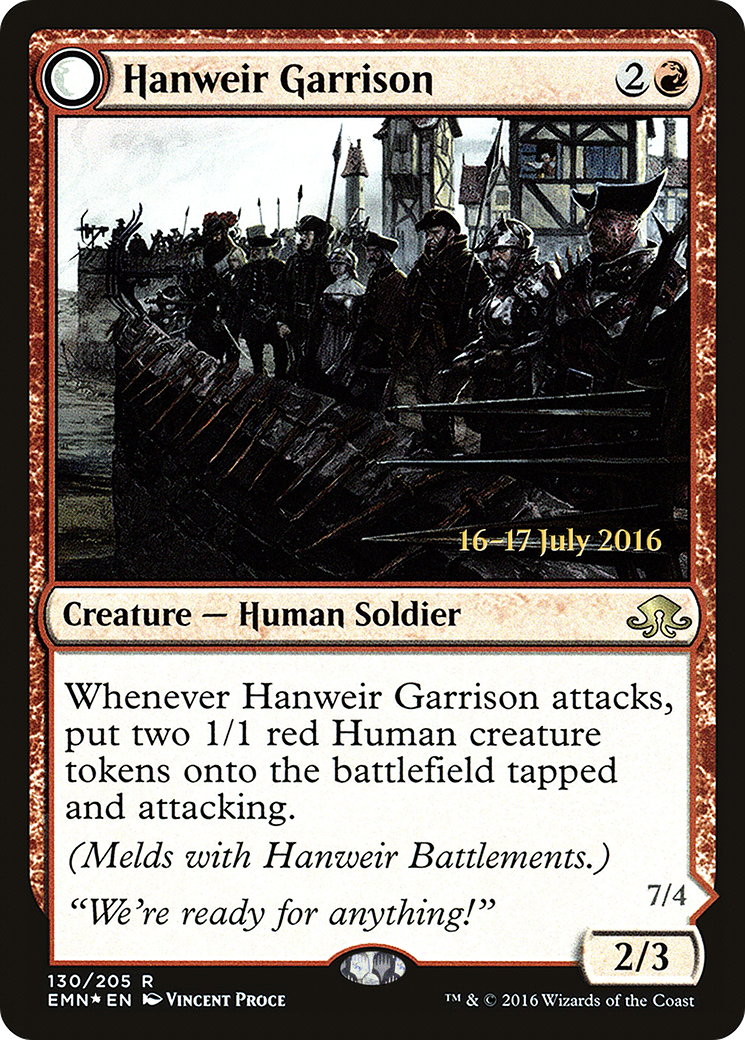 {R} Hanweir Garrison [Eldritch Moon Prerelease Promos][PR EMN 130]