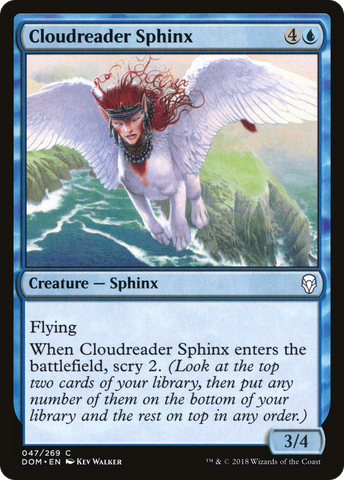 {C} Cloudreader Sphinx [Dominaria][DOM 047]