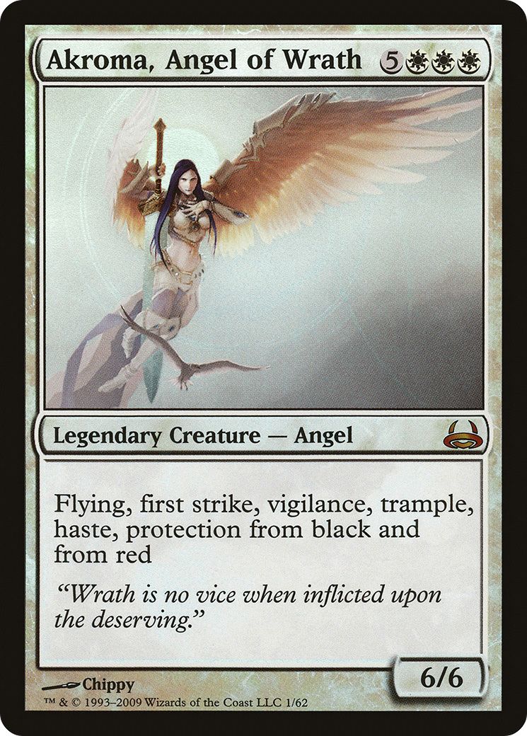 {R} Akroma, Angel of Wrath [Duel Decks: Divine vs. Demonic][DDC 001] - Misty Mountain Games