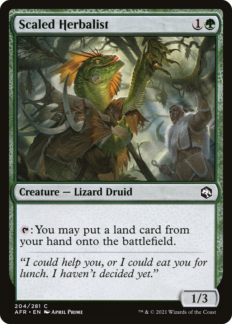 {C} Scaled Herbalist [Dungeons & Dragons: Adventures in the Forgotten Realms][AFR 204]