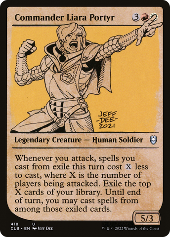 {C} Commander Liara Portyr (Showcase) [Commander Legends: Battle for Baldur's Gate][CLB 418]