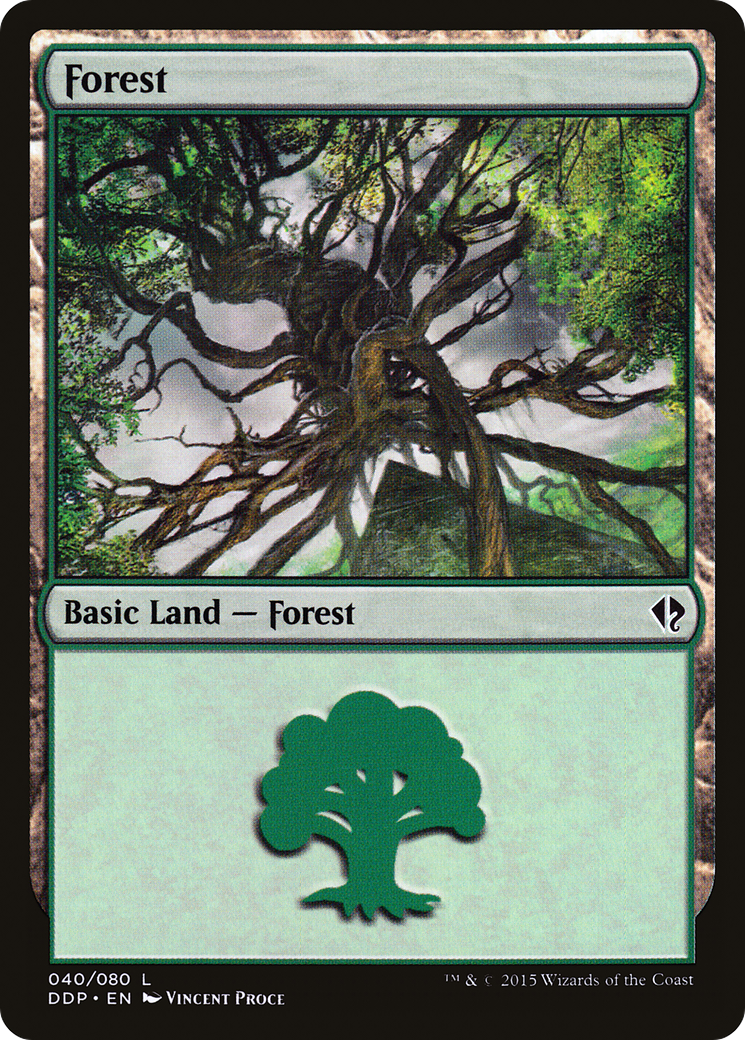 {B}[DDP 040] Forest (40) [Duel Decks: Zendikar vs. Eldrazi]