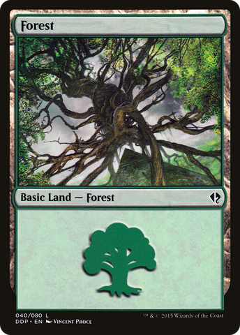 {B}[DDP 040] Forest (40) [Duel Decks: Zendikar vs. Eldrazi]