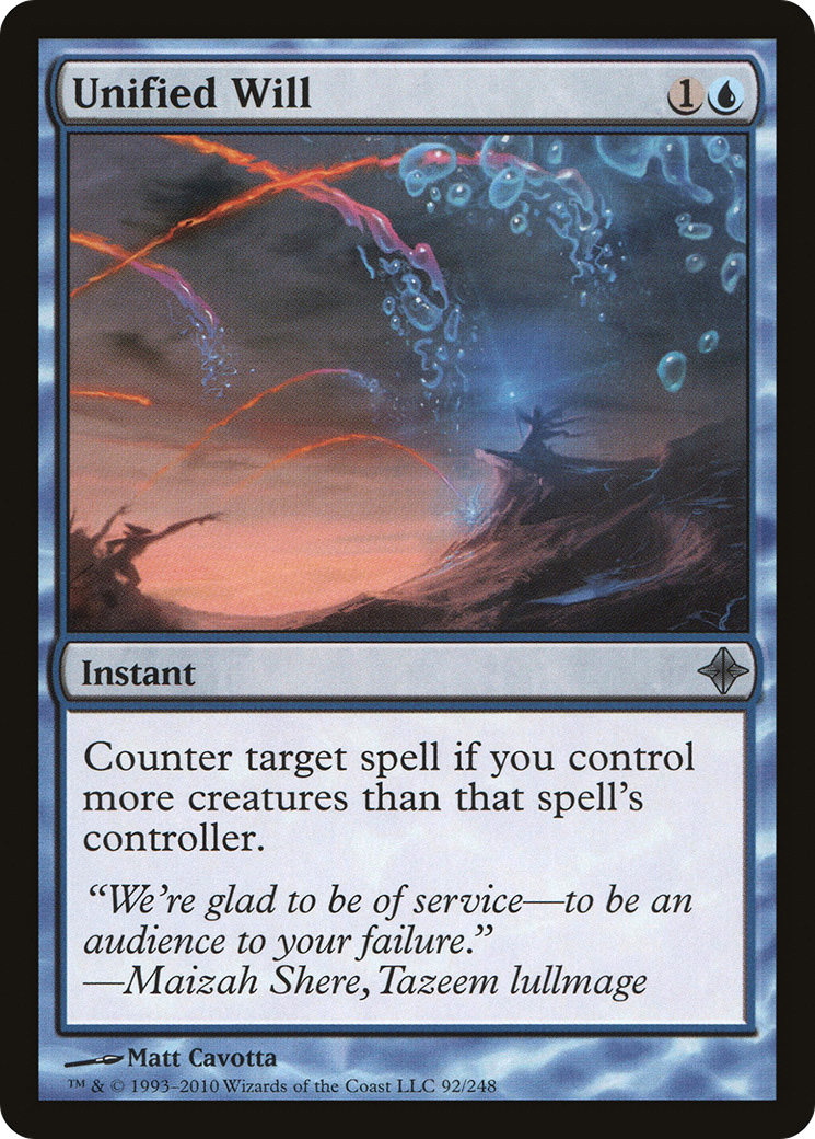 {C} Unified Will [Rise of the Eldrazi][ROE 092]
