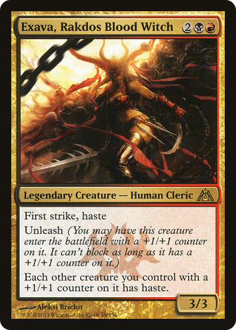 {R} Exava, Rakdos Blood Witch [Dragon's Maze][DGM 069]