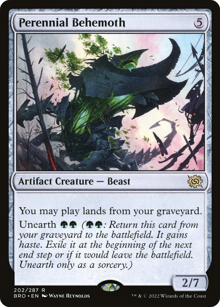 {R} Perennial Behemoth [The Brothers' War][BRO 202]