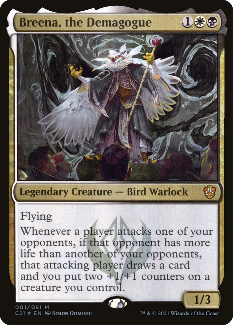 {R} Breena, the Demagogue [Commander 2021][C21 001]