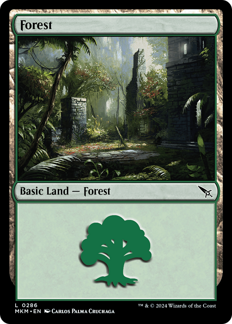 {B}[MKM 286] Forest (0286) [Murders at Karlov Manor]
