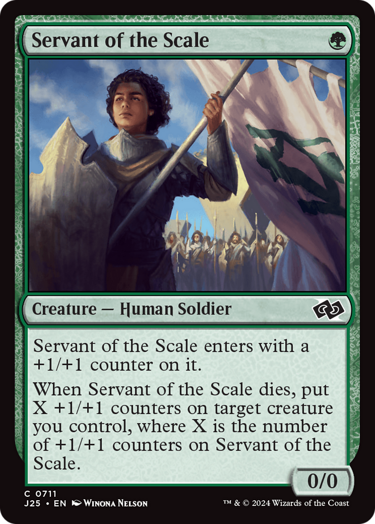 {C} Servant of the Scale [Foundations Jumpstart][J25 711]