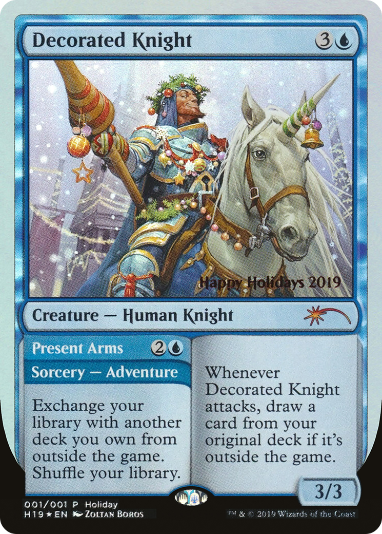{R} Decorated Knight // Present Arms [Happy Holidays][PA HHO 019]