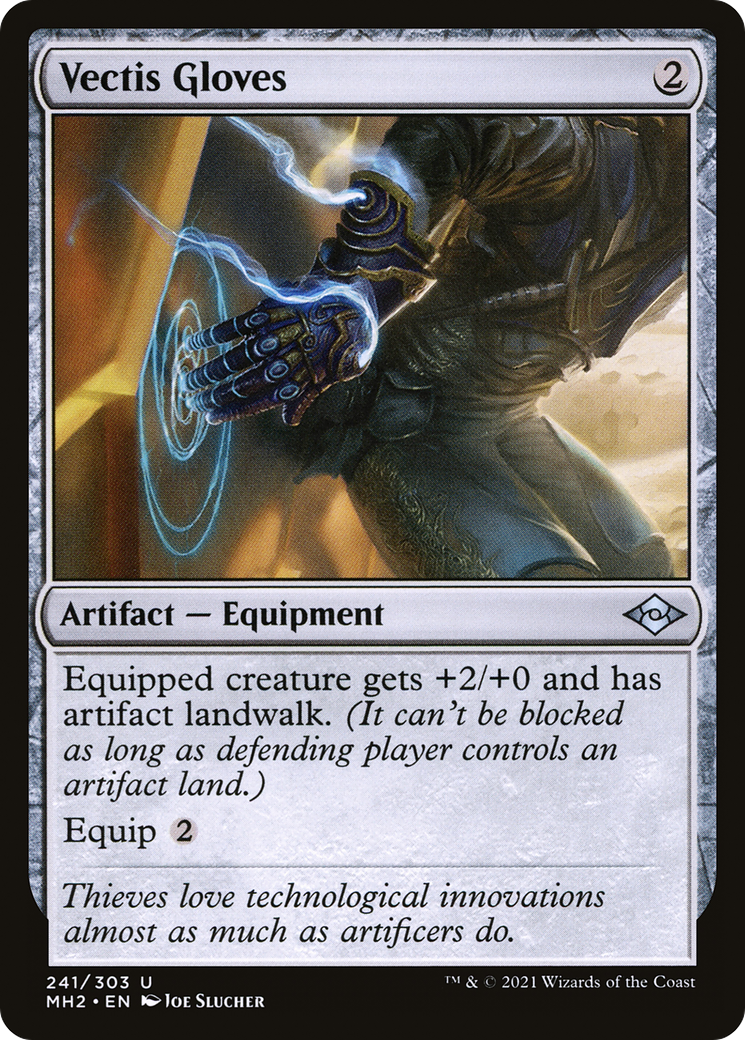 {C} Vectis Gloves (Foil) [Modern Horizons 2] [MH2 241]