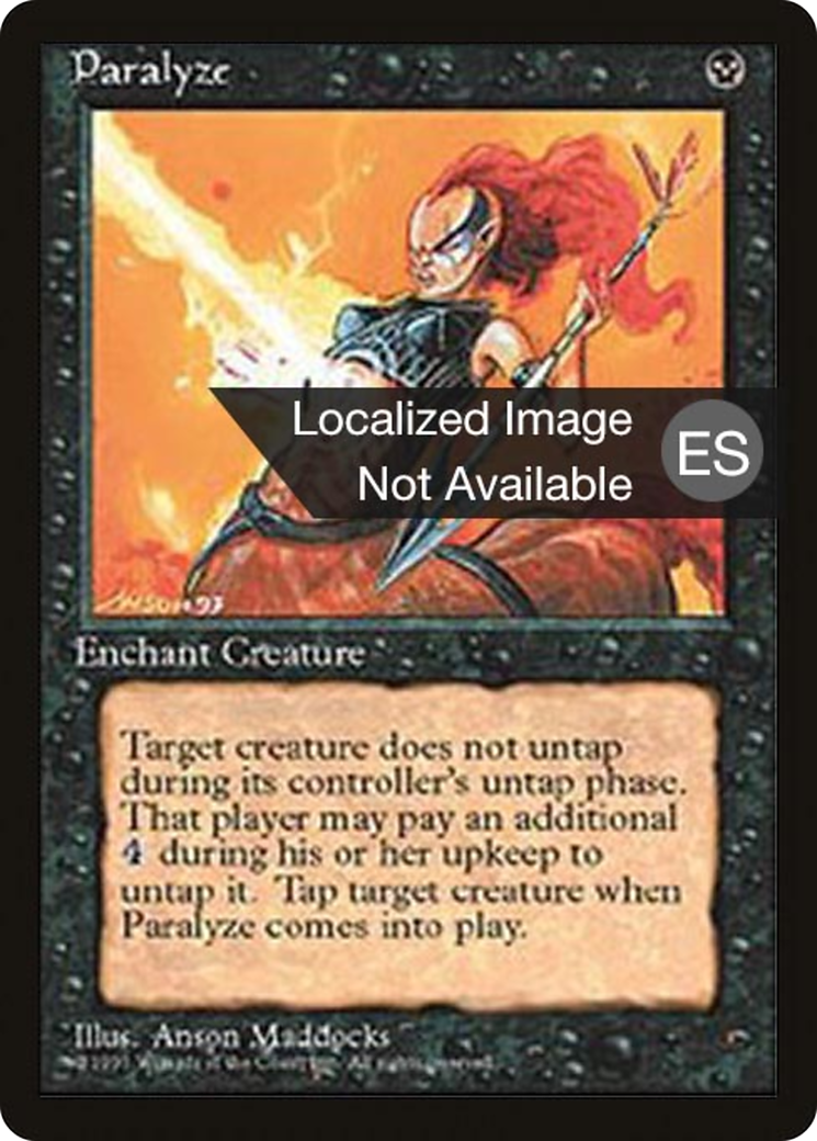 {F} Paralyze [Fourth Edition (Foreign Black Border)][FBB 4ED 151]