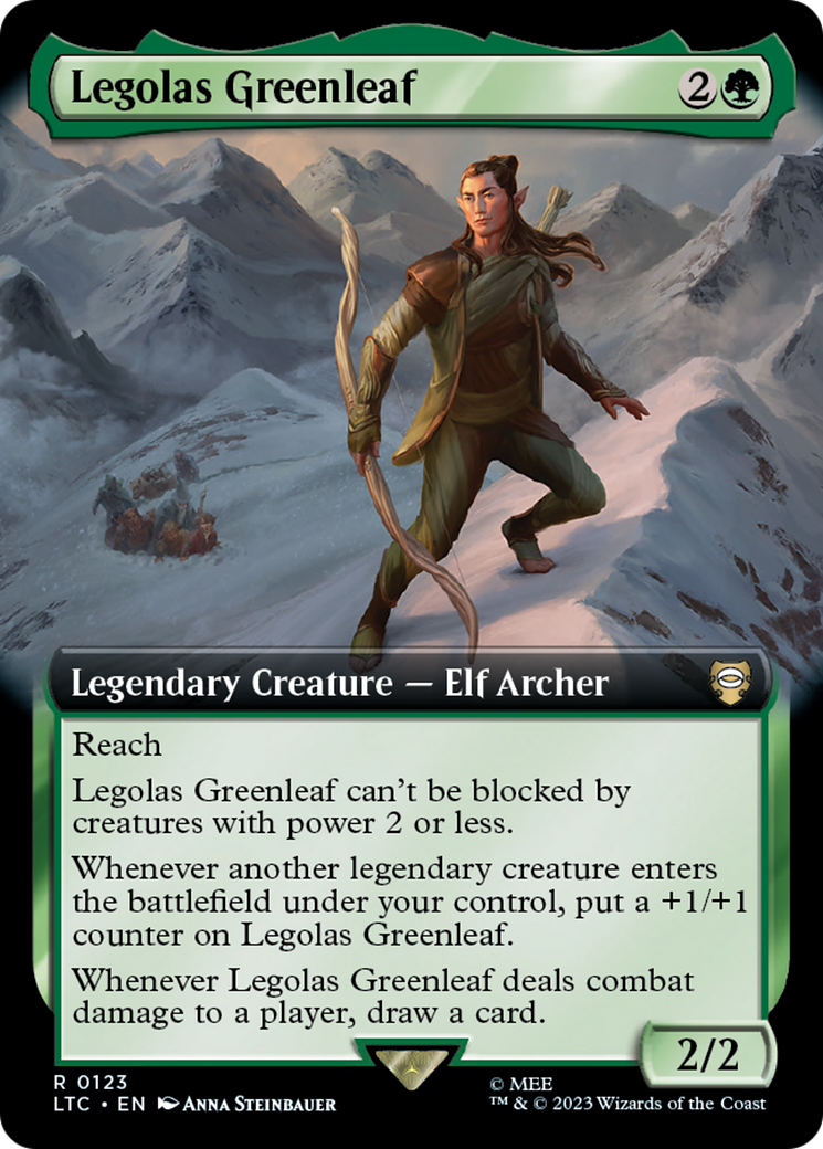 {R} Legolas Greenleaf (Extended Art) [The Lord of the Rings: Tales of Middle-Earth Commander][LTC 123]