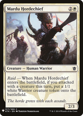 {C} Mardu Hordechief [Mystery Booster][LS KTK 017]