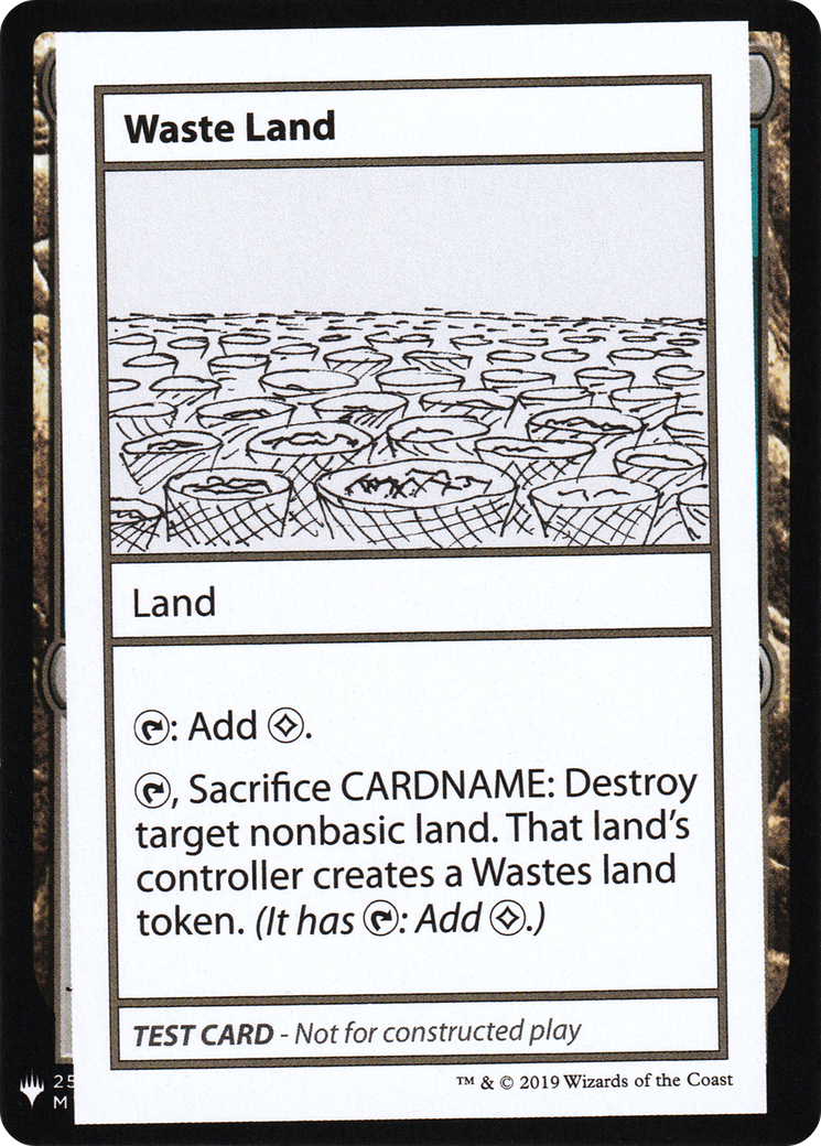 {R} Waste Land [Mystery Booster Playtest Cards][CON CMB1 121]