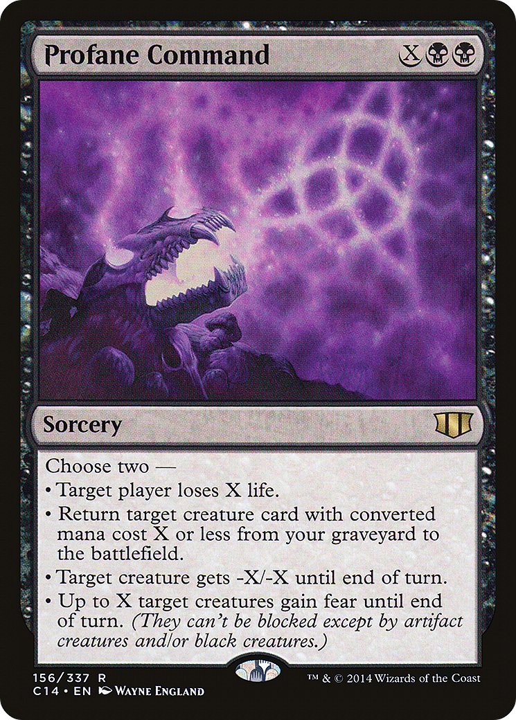 {R} Profane Command [Commander 2014][C14 156]