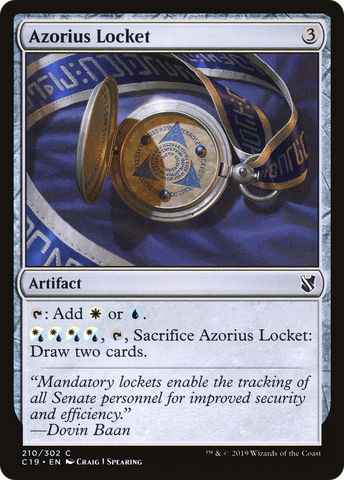 {C} Azorius Locket [Commander 2019][C19 210]
