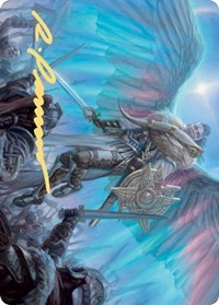 {A} Resplendent Marshal Art Card (Gold-Stamped Signature) [Kaldheim Art Series][GS AKHM 004]