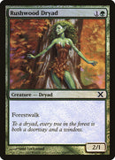 {C} Rushwood Dryad (Premium Foil) [Tenth Edition][FP 10E 294]