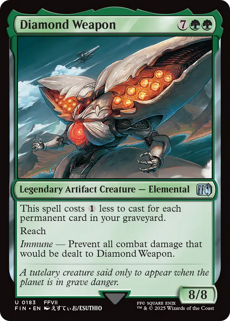 {@C} Diamond Weapon [FINAL FANTASY][FIN 183]