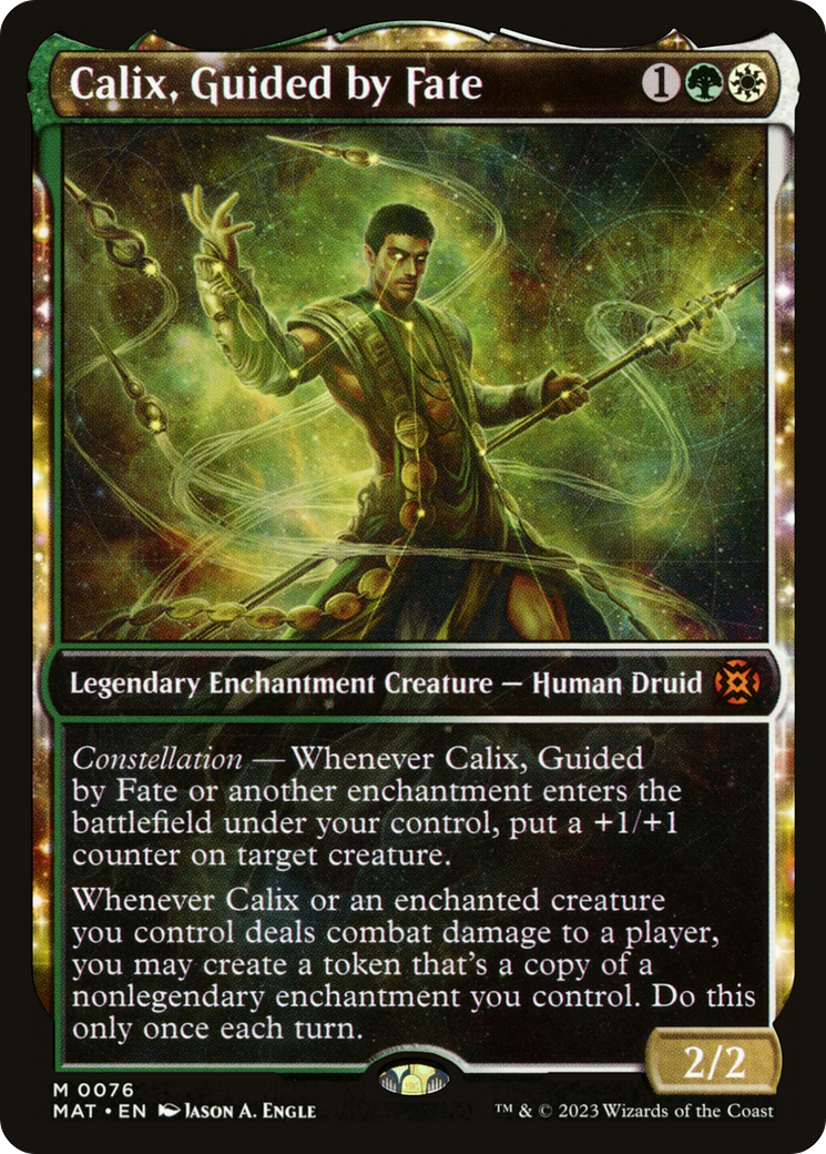{R} Calix, Guided by Fate (Showcase) [March of the Machine: The Aftermath][MAT 076]