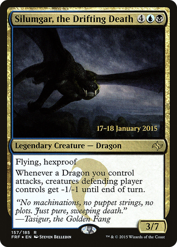 {R} Silumgar, the Drifting Death (Prerelease) [Fate Reforged Promos][PA FRF 157]