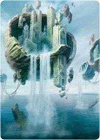 {A} Island 2 Art Card [Zendikar Rising Art Series][AZNR 011]