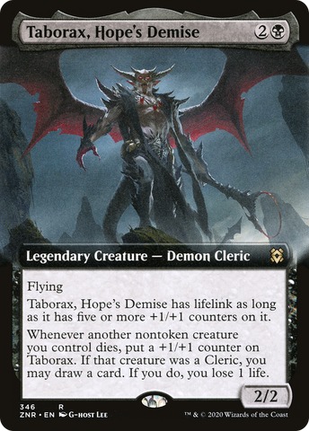 {R} Taborax, Hope's Demise (Extended Art) [Zendikar Rising][ZNR 346]