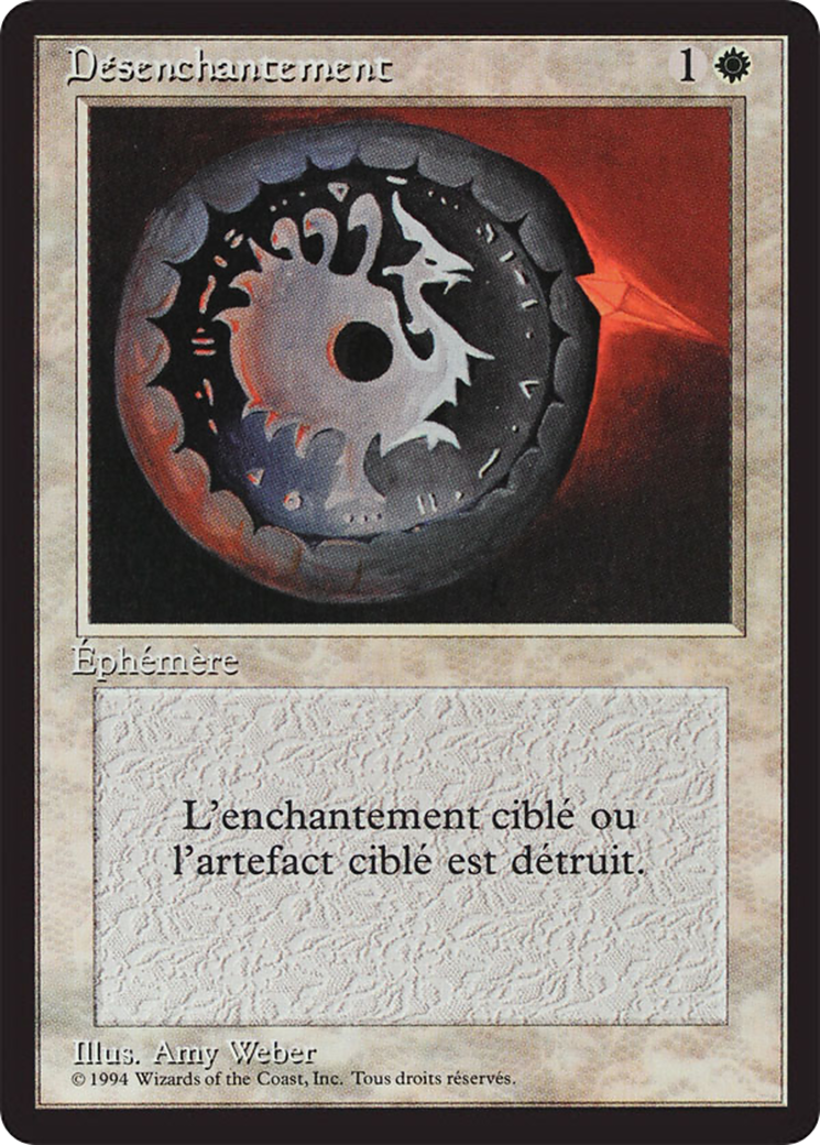 {F} Disenchant [Foreign Black Border][FBB 3ED 017]