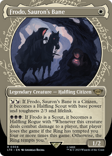{R} Frodo, Sauron's Bane (Showcase Ring Frame) [The Lord of the Rings: Tales of Middle-Earth][LTR 304]