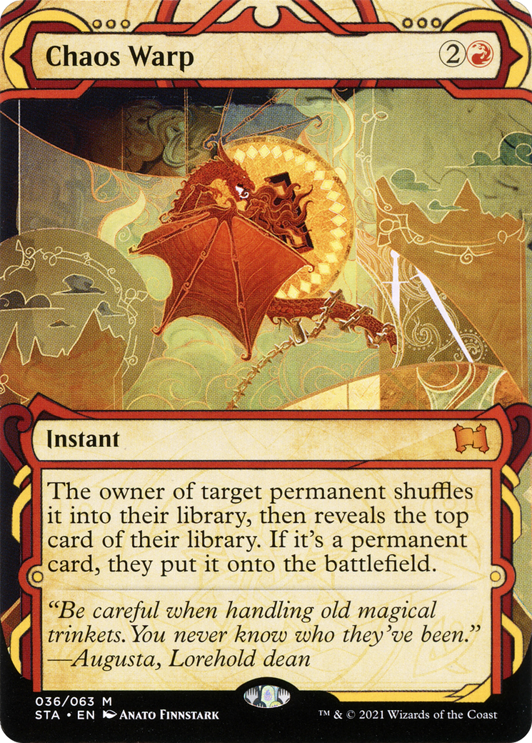 {R} Chaos Warp [Strixhaven: School of Mages Mystical Archive][STA 036]