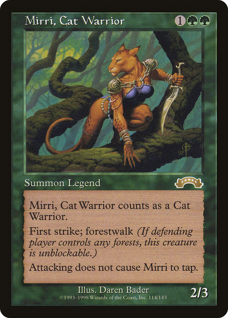 {R} Mirri, Cat Warrior [Exodus][EXO 114] - Misty Mountain Games