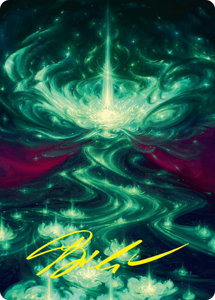 {A} Genesis Wave Art Card (54/54) (Gold-Stamped Signature) [Foundations Art Series][GS AFDN 040]