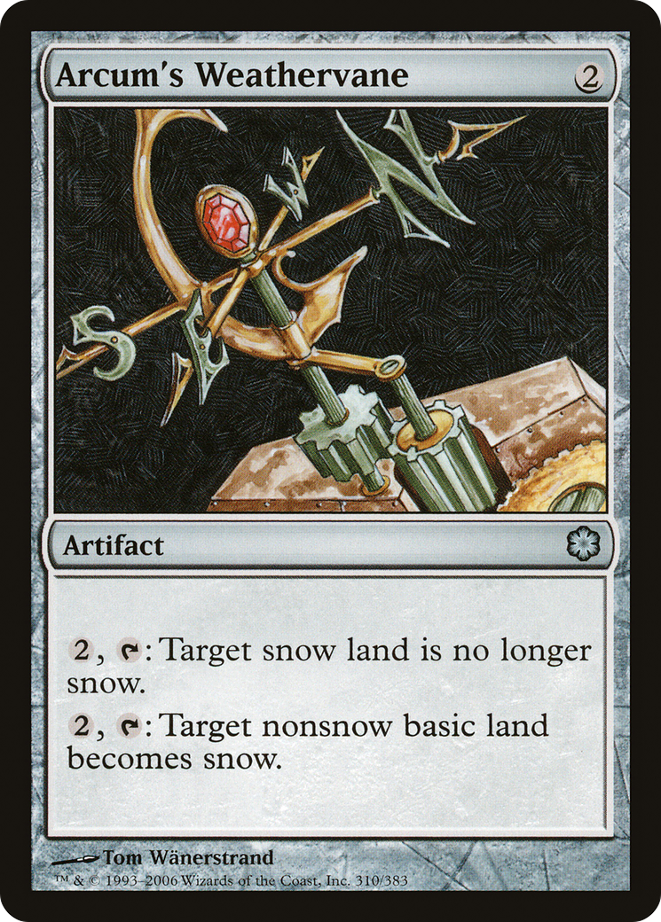 {C} Arcum's Weathervane [Coldsnap Theme Decks][CST 310]