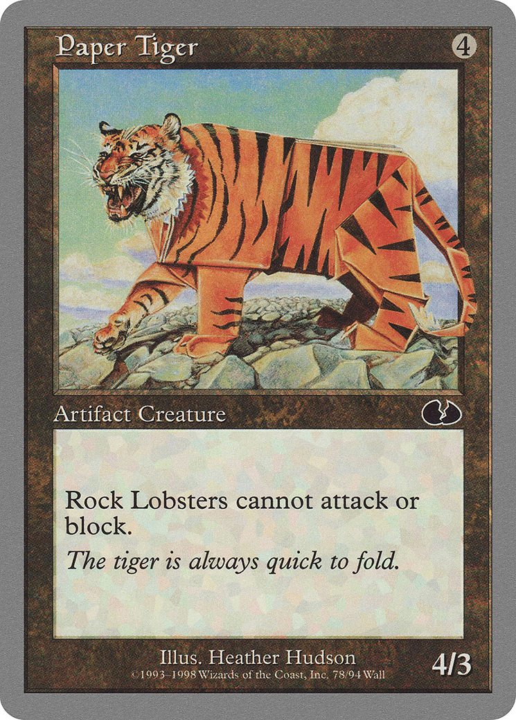 {C} Paper Tiger [Unglued][UGL 078]