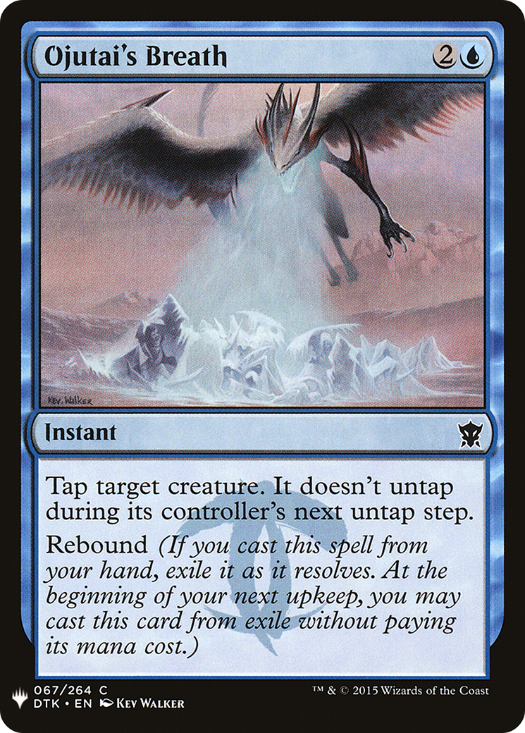 {C} Ojutai's Breath [Mystery Booster][LS DTK 067]