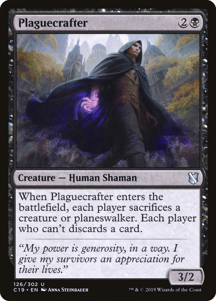 {C} Plaguecrafter [Commander 2019][C19 126]