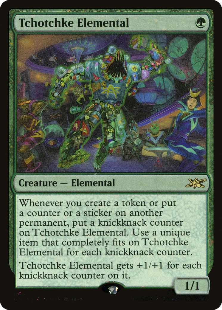 {R} Tchotchke Elemental (Galaxy Foil) [Unfinity][UNF 444]