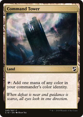 {C} Command Tower [Commander 2018][C18 240]