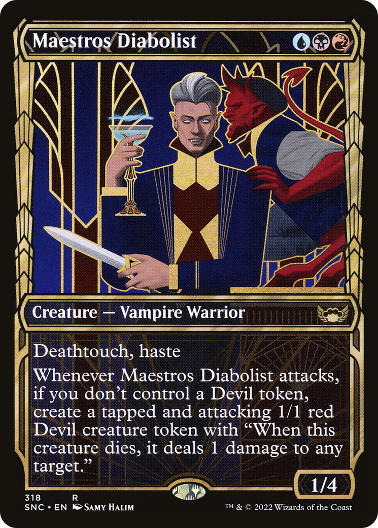 {R} Maestros Diabolist (Showcase Golden Age) [Streets of New Capenna][SNC 318]