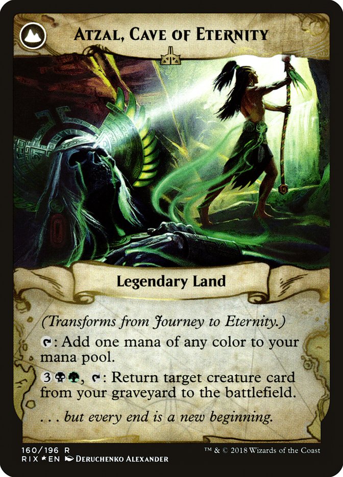 {R} Journey to Eternity // Atzal, Cave of Eternity [Rivals of Ixalan Prerelease Promos][PR RIX 160]