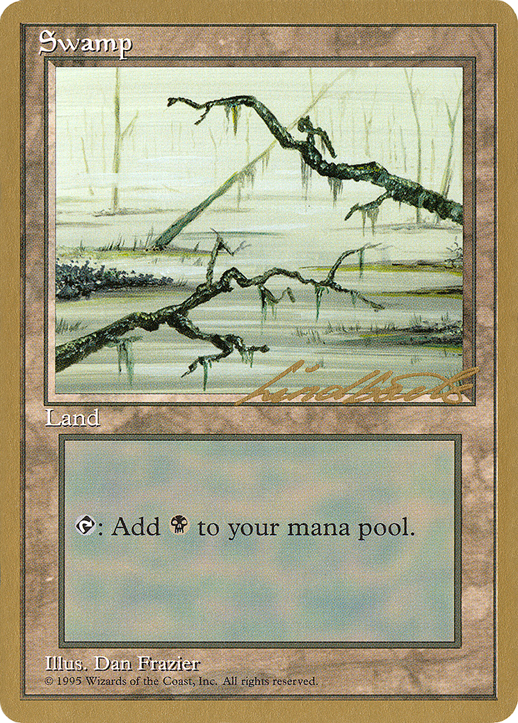 {B}[GB PTC LL370] Swamp (ll370) (Leon Lindback) [Pro Tour Collector Set]
