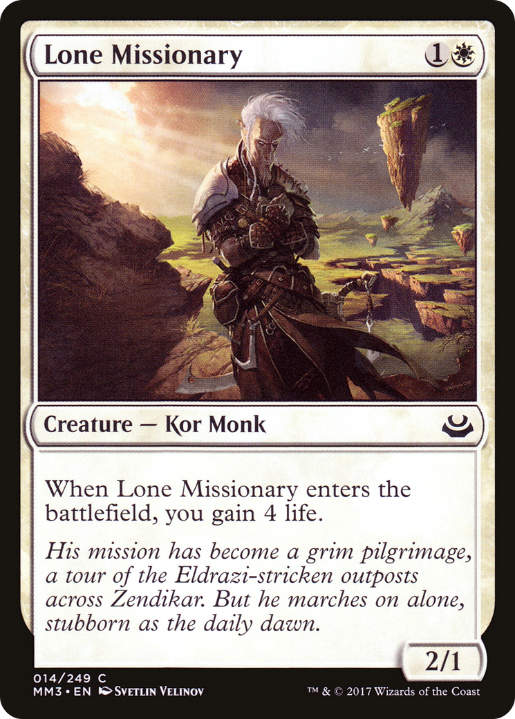 {C} Lone Missionary [Modern Masters 2017][MM3 014]
