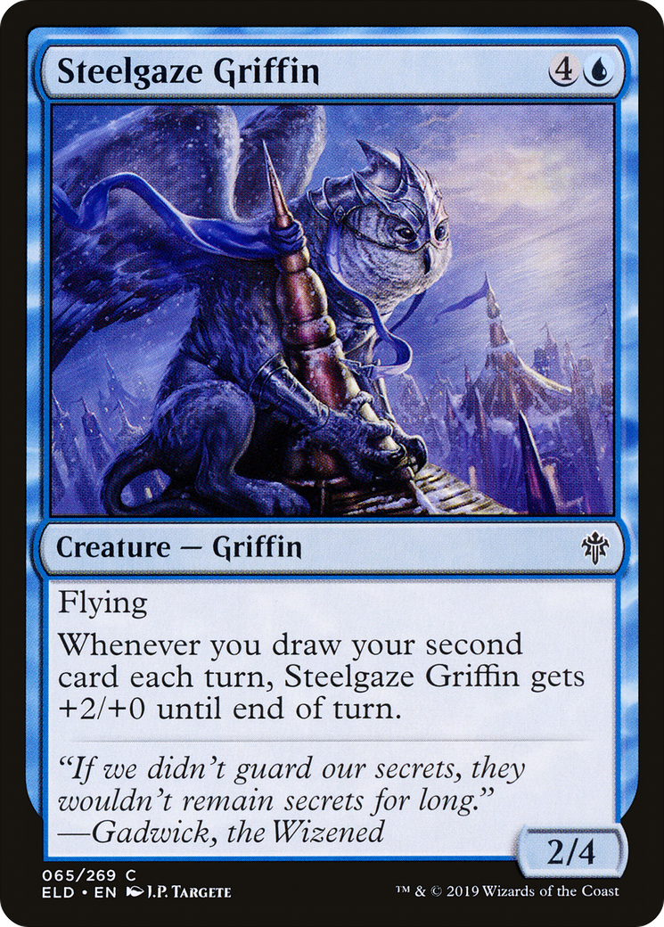 {C} Steelgaze Griffin [Throne of Eldraine][ELD 065]