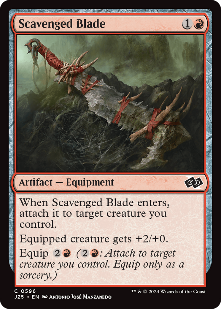 {C} Scavenged Blade [Foundations Jumpstart][J25 596]