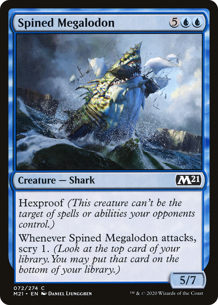 {C} Spined Megalodon [Core Set 2021][M21 072]
