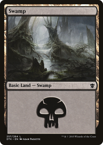 {B}[DTK 257] Swamp (257) [Dragons of Tarkir]