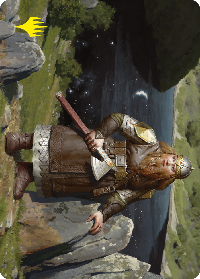{A} Mirrormere Guardian Art Card (Gold-Stamped Signature) [The Lord of the Rings: Tales of Middle-earth Art Series][GS ALTR 012]