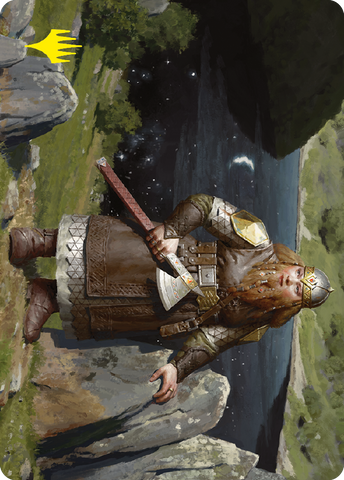 {A} Mirrormere Guardian Art Card (Gold-Stamped Signature) [The Lord of the Rings: Tales of Middle-earth Art Series][GS ALTR 012]