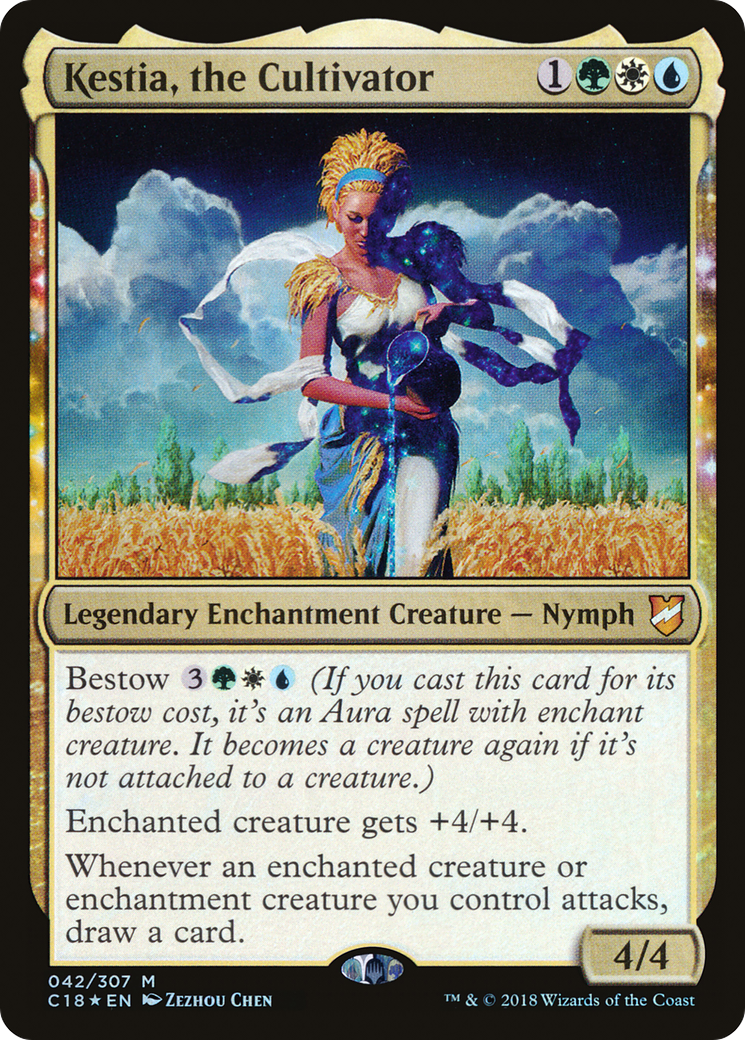 {R} Kestia, the Cultivator [Commander 2018][C18 042]